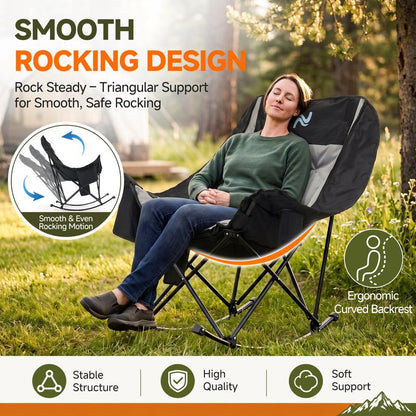 Aurella Heated Foldable Rocking Chair