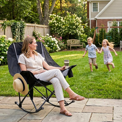 Aurella Heated Foldable Rocking Chair