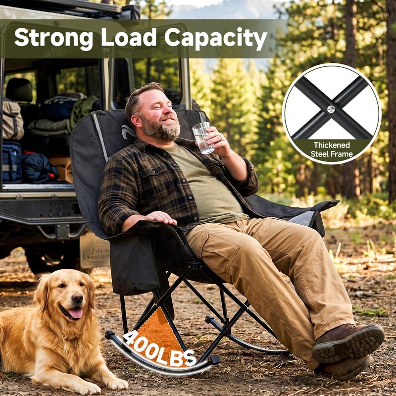 Aurella Heated Foldable Rocking Chair